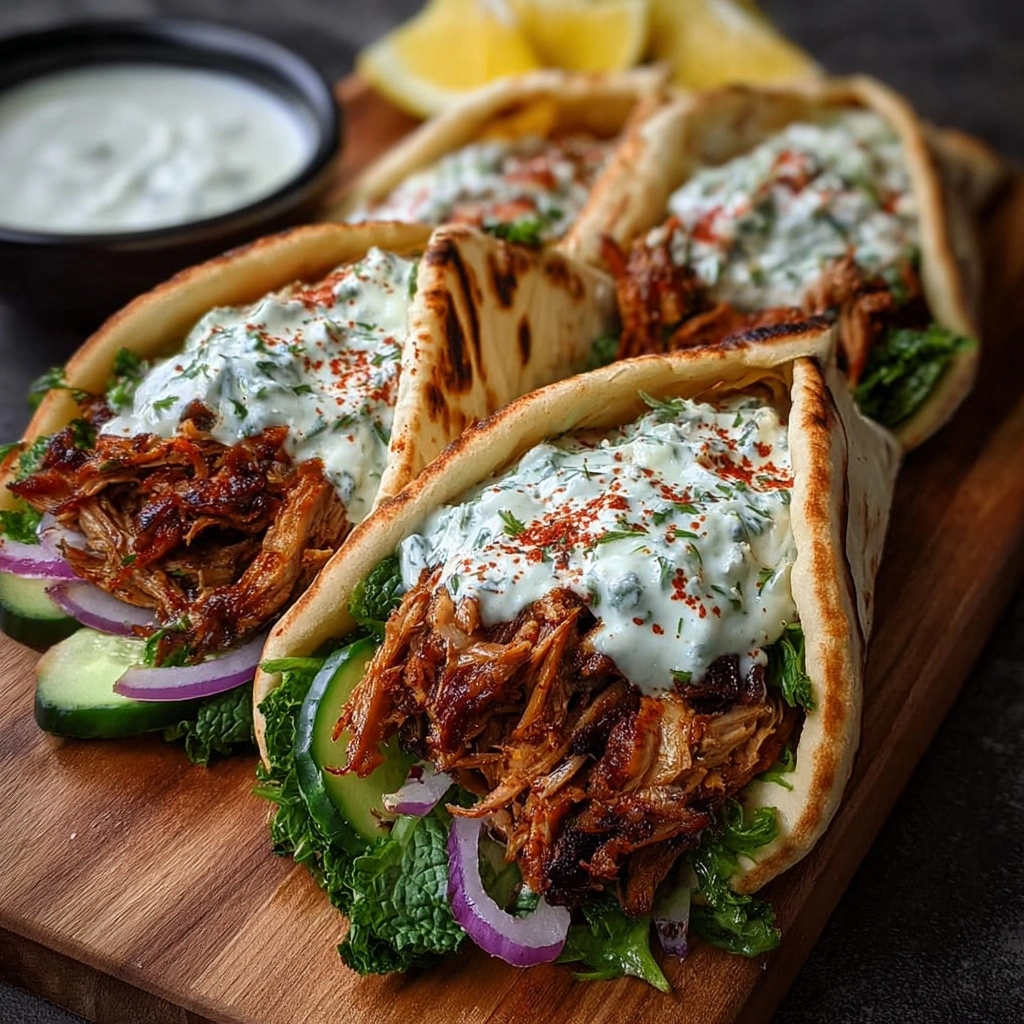 Greek Chicken Gyro Wraps with Mint Yogurt Recipe 6 Greek Chicken Gyro Wraps with Mint Yogurt Recipe - Recipe Image