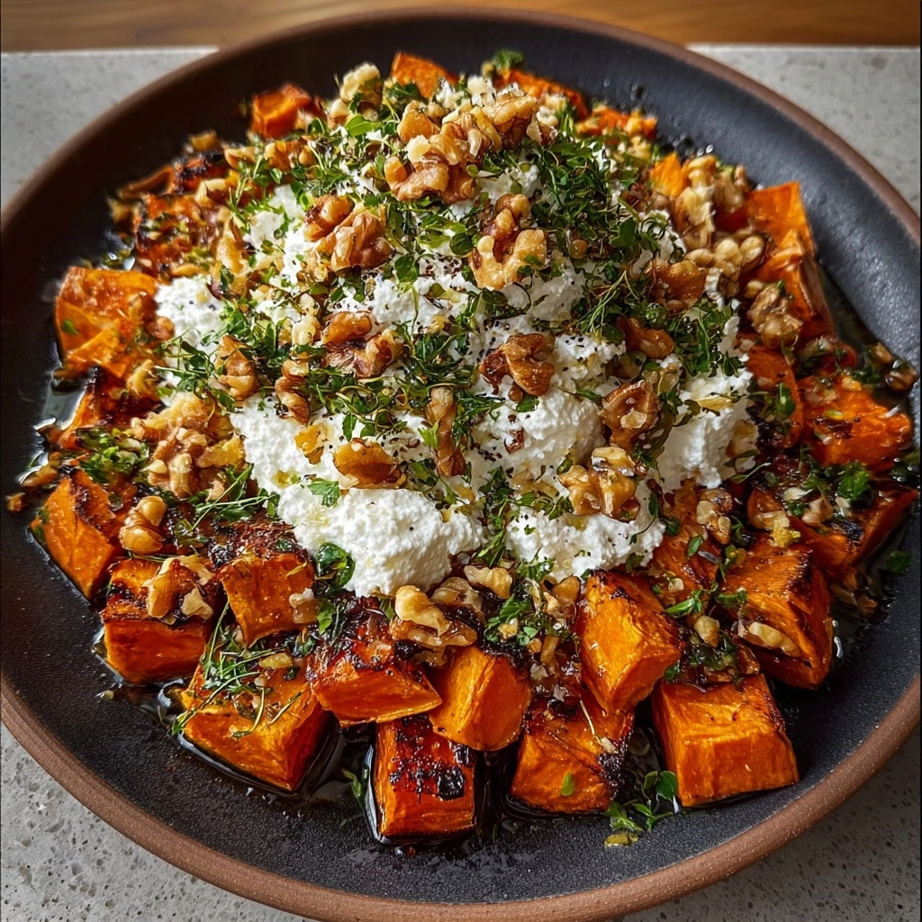 Goat Cheese & Crunchy Walnuts Recipe