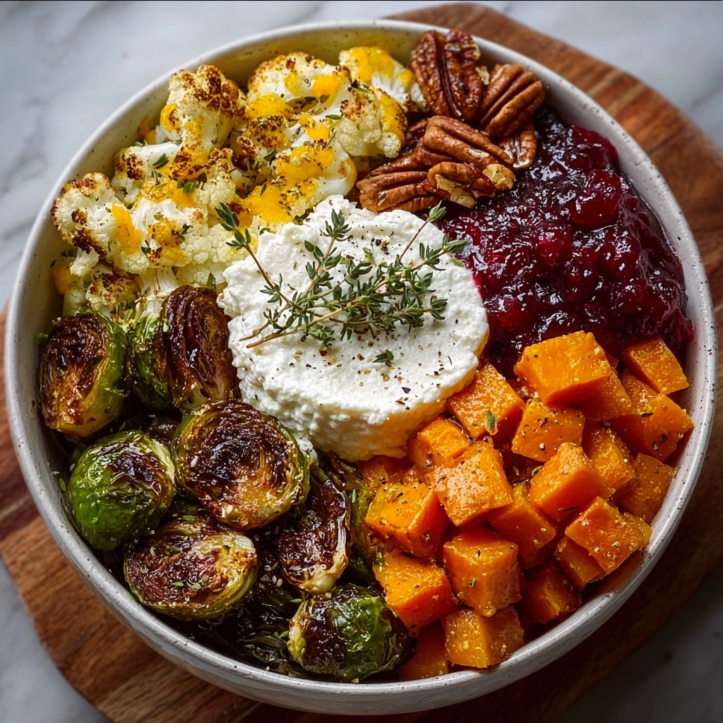 Bowl with Whipped Feta & Cranberry Glaze Recipe - Recipe Image