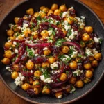 Feta and Cranberry Chickpeas with Dijon Lemon Vinaigrette Recipe