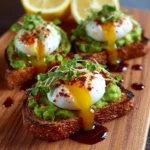 Burrata & Avocado Toasts with Hot Honey Drizzle Recipe