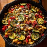 Creamy Herb Chickpea Skillet Recipe