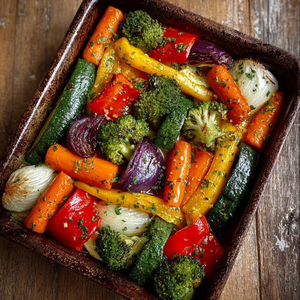 Honey Dijon Roasted Veggie Medley Recipe - Recipe Image