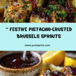 ls Sprout Skewers with Cranberry Drizzle Recipe