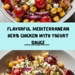 Mediterranean Herb Chicken with Yogurt Sauce Recipe