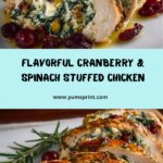 Cranberry & Spinach Stuffed Chicken Breasts with Ricotta Recipe