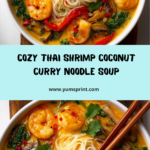 Thai Shrimp Coconut Curry Noodle Soup Recipe
