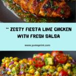 Fiesta Lime Chicken with Corn & Avocado Salsa Recipe