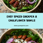 Spiced Chickpea & Cauliflower Sheet-Pan Bowl Recipe