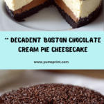 Boston Chocolate Cream Pie Cheesecake Recipe