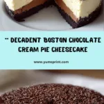 Boston Chocolate Cream Pie Cheesecake Recipe