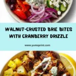 ed Brie Bites with Cranberry Honey Glaze Recipe