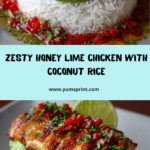 Honey Lime Chicken & Coconut Rice Stack Recipe
