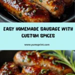 Homemade Sausage Recipe