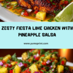Fiesta Lime Chicken with Pineapple Salsa Recipe