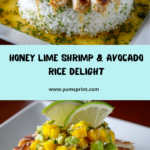ado Rice Stack with Cilantro Honey Sauce Recipe