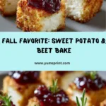 & Beet Bake with Maple-Cranberry Drizzle Recipe