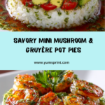 Mini Mushroom & Gruyère Pot Pies with Thyme Recipe