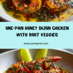 Honey Dijon Chicken & Root Veggies Recipe