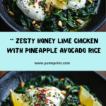 Honey Lime Chicken & Pineapple Avocado Rice Stack Recipe
