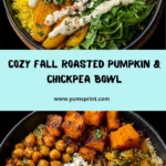 Roasted Pumpkin & Chickpea Grain Bowl Recipe