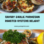 Garlic Parmesan Roasted Oysters Recipe