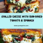 Sun-Dried Tomato, Spinach & Ricotta Grilled Cheese Recipe