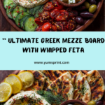 Greek Mezze Board with Whipped Feta, Hot Honey & Pita Recipe
