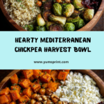 Mediterranean Chickpea Harvest Bowl with Cranberries & Feta Recipe