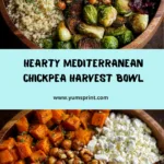 Mediterranean Chickpea Harvest Bowl with Cranberries & Feta Recipe