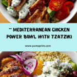 Chicken Power Bowl with Tzatziki & Feta Recipe