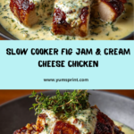 Slow Cooker Fig Jam & Cream Cheese Chicken Recipe
