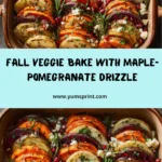 rrot Bake with Maple-Pomegranate Drizzle Recipe