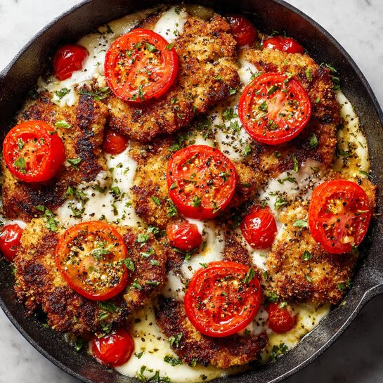 Balsamic Glazed Chicken & Orzo with Feta & Grilled Zucchini Recipe - Recipe Image