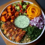 owl with Avocado Salsa + Dill Yogurt Dip Recipe