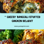 Cheesy Broccoli Stuffed Chicken Recipe