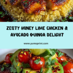 cado Quinoa Stack with Hot Honey Drizzle Recipe