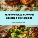 Peruvian Chicken and Rice with Green Sauce Recipe