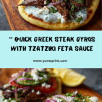 Greek Steak Gyros Recipe