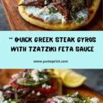 Greek Steak Gyros Recipe