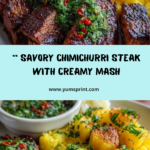 Chimichurri Steak & Mash Plate Recipe
