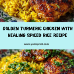 Golden Turmeric Chicken with Healing Spiced Rice Recipe