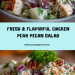 Chicken Pear Pecan Yogurt Salad Recipe