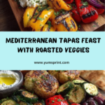 Mediterranean Tapas Board with Roasted Veggies and Feta Recipe
