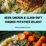 ashed Potatoes and Garlic Butter Carrots Recipe