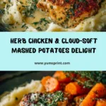 ashed Potatoes and Garlic Butter Carrots Recipe