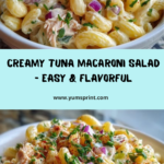 Classic Creamy Tuna Macaroni Salad Recipe