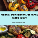 Mediterranean Tapas Board with Roasted Veggies and Feta Recipe