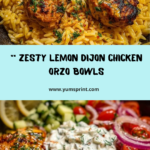 n Orzo Bowl with Lemon Feta Yogurt Sauce Recipe