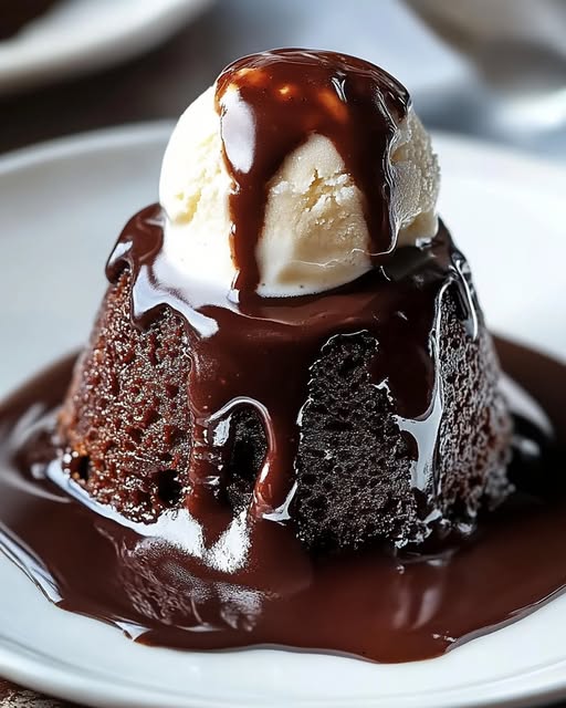 Chocolate Sticky Toffee Puddings for Two Recipe - Recipe Image